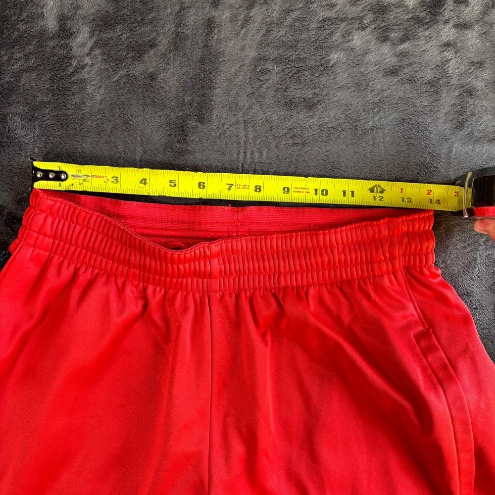 Nike Mens Polyester Therma-FIT Joggers Athletic Streetwear M Red Black